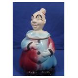 Clown Cookie Jar-small crack