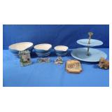 3 Bowl Set, Tiered Dish, Dï¿½cor
