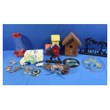 Birdhouses, Hummingbird Feeder, Nightlights