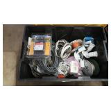 Tote w/Romex Wire, Single Strand Wire, Junction