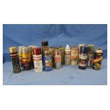 16 Cans Spray Paint (some partial)