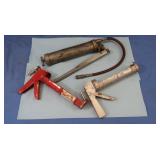 Grease Gun & 2 Caulking Guns