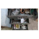 Contents of 3 Drawers-Screws, Bolts, Pulleys