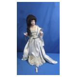 Franklin Heirloom Doll w/Bisque Head & Arms