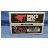 12 qt Wolfs Head 5W-30 Oil
