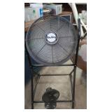 20" High Velocity Fan on Stand & Desk Fan