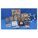 Metal Picture Tree & Picture Frames