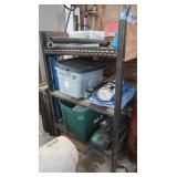 Metal Framed  Shelf Unit 36x36x56"-No Contents