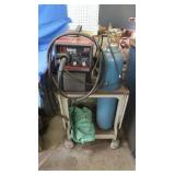Century Mig Wire Feed Welder/Stand & Gas Bottle