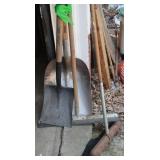 Ridgid Aluminum Shovel, Push Broom, Squeegee