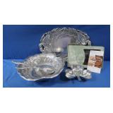 Wilton Bread Tray, Embossed Tray, Salad Bowl &