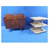 Magazine Rack & CD Rack (swivels)