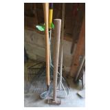 Fiberglass Handle Rake, Yard/Leaf Rakes, Edger