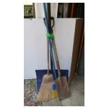 Snow Shovel, Square End Shovel, Brooms