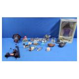 NIB Garden Lantern, Wooden & Ceramic Ducks