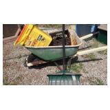 Pneumatic Tire Wheelbarrow 60x26x26"
