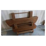 Folding Picnic Table & 2 Benches