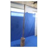 Antique Wooden Fruit Crusher 42" H