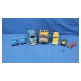 Vintage Tootsie & BuddyL Toys-Fire truck, Jeeps,