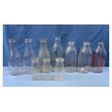 Vintage Milk Bottles