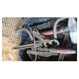 Masonry Hammer, Clamps, Wire Brush