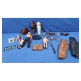 Lot of Plastic Toys, Toy Gun Holsters