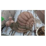 Concrete Yard Snail Decor