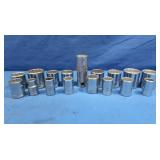 Proto Sockets-9/16, 1/2, 21/32, 1  1/16, 19/32,