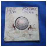 1916 Barber Dime