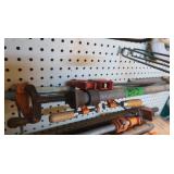 Pipe Clamps-approx 24"L & Flat Clamps