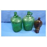 Green Wine Bottles & Jugs