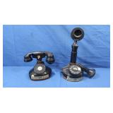 2 Vintage Jim Beam Phone Decanters