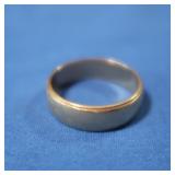 10K Wedding Band  4.5gr  Sz 8