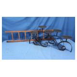 Candle Centerpiece & Small Ladder