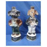 Jim Beam Decanters-Elephant & Donkey