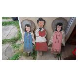 Vintage Handmade Christmas Angel Yard Decor-32"H