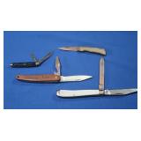 Various Pocket Knives