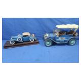 2 Vintage Jim Beam Car Decanters