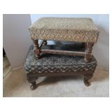 2 Antique Ottomans