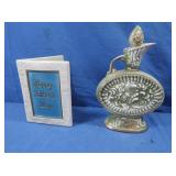 Jim Beam Decanters-Medallion & Book