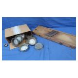Antiqe Ball Jar Lids, Cabbage Shredder