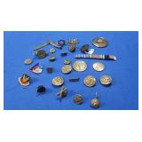 Vintage Military Pins/Buttons
