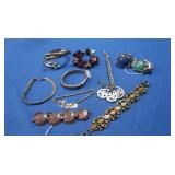 Vintage Costume Jewelry-Bracelets