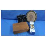 Binolux 7x35 Binoculars, Wooden Storage Box&more