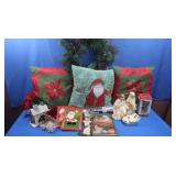 Christmas Decor-Pillows, Wreath, Ornaments &more