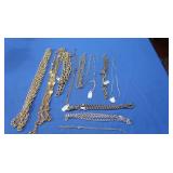 Vintage Costume Jewelry-Chains
