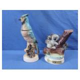 Jim Beam Decanters-Blue Jay & Koala
