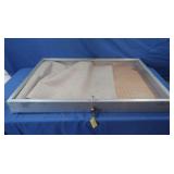 Steel Display Case w/Key