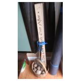 Vintage Baseballs, Tennis Rackets, Home Decor