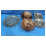 Vintage Federal Glass Madrid Yellow Depression